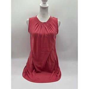 Mod-O-Doc Casual Elegance Women's S Spice Red Sleeveless Tunic NWT 101-886